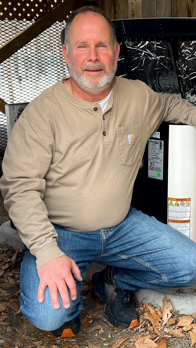 Andre Cote Generac technician